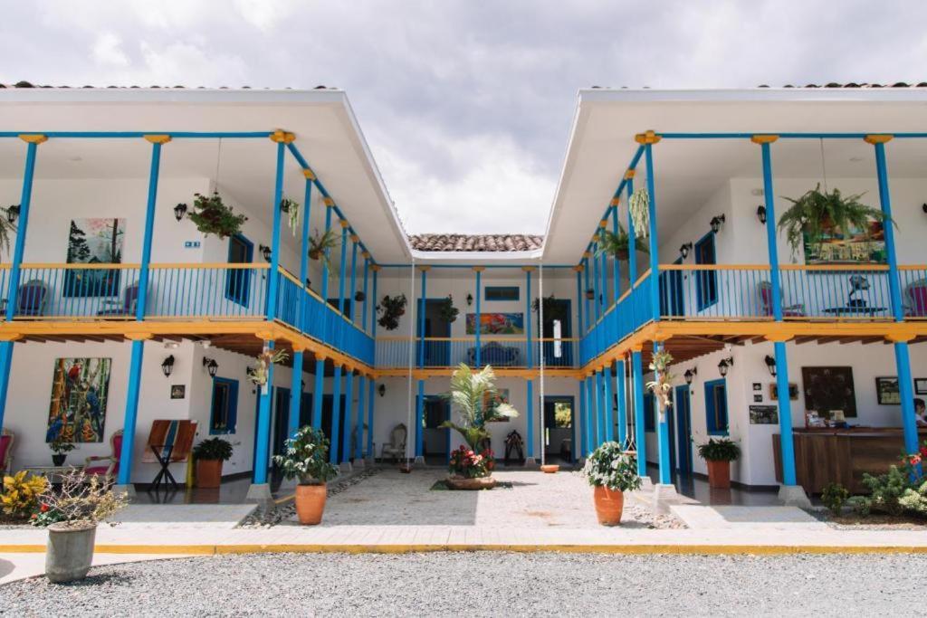 Hotel Hacienda Santa Clara 산타 로사 데 카발 외부 사진