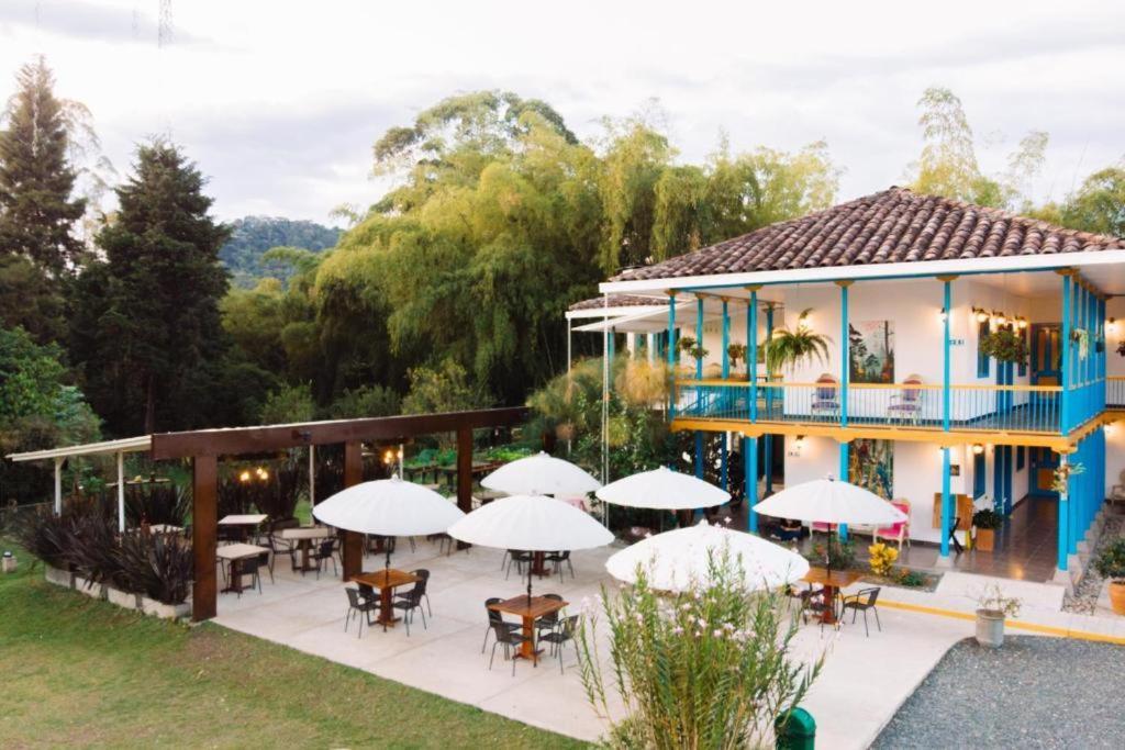 Hotel Hacienda Santa Clara 산타 로사 데 카발 외부 사진