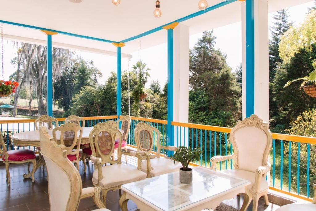 Hotel Hacienda Santa Clara 산타 로사 데 카발 외부 사진