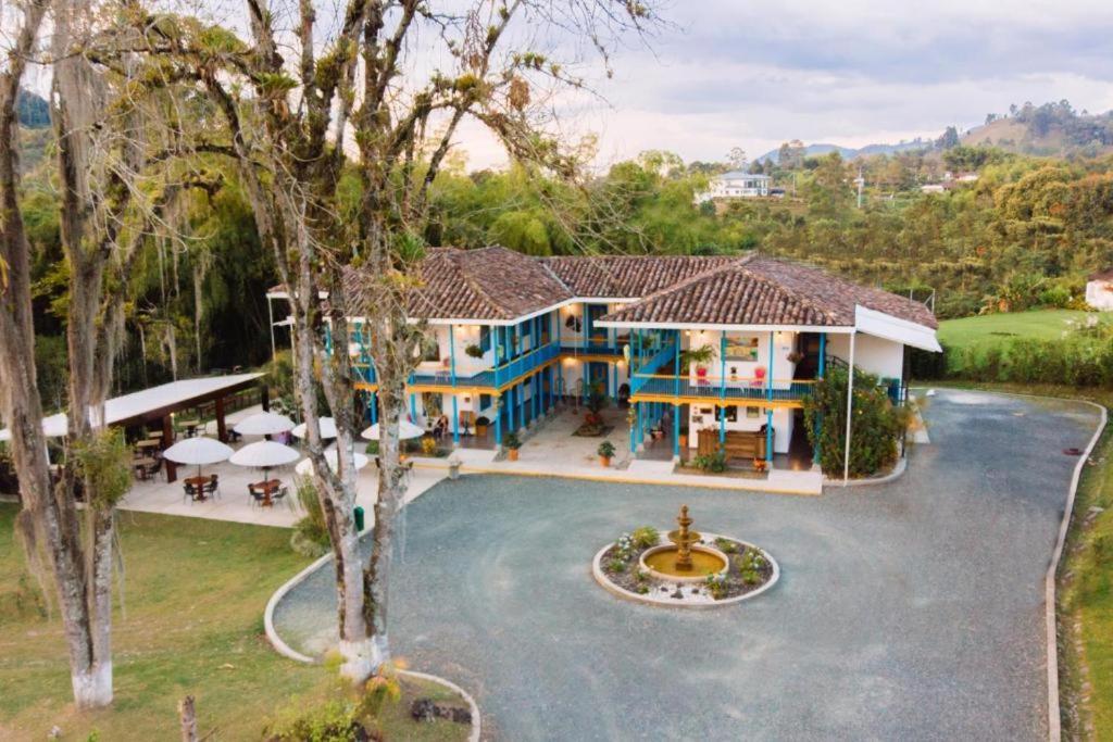 Hotel Hacienda Santa Clara 산타 로사 데 카발 외부 사진